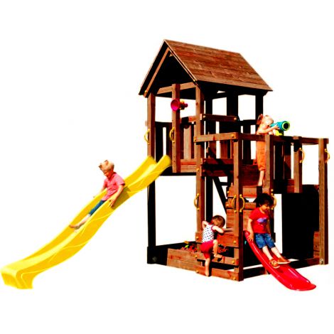 Spatiu de Joaca BlueRabbit 2.0 Penthouse, Lemn Tratat