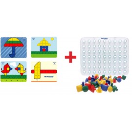 Mozaic Gigant Miniland - Joc Creativ și Educativ - imagine 3
