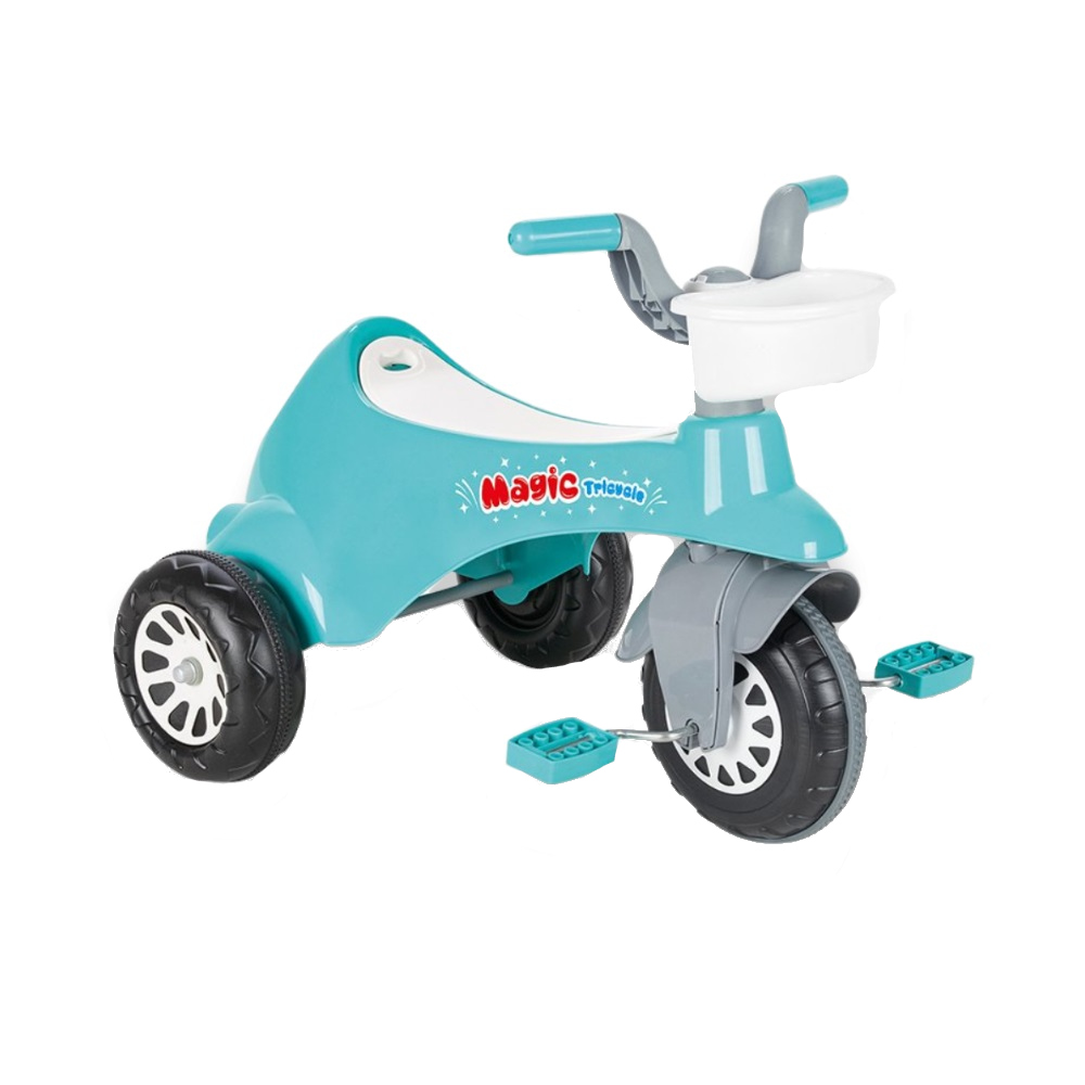 Tricicleta Pilsan Magic Turquoise, 3 Ani+, cu Depozitare - imagine 3