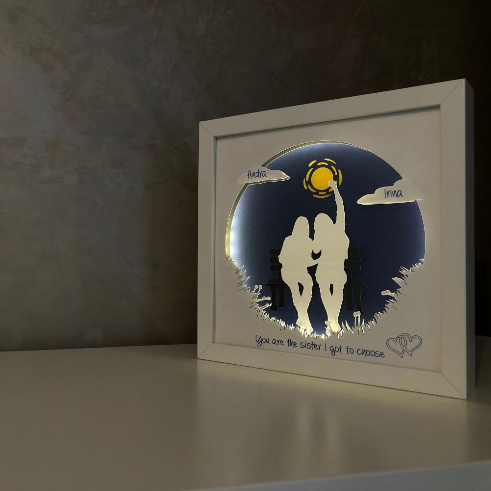 Tablou Luminos Prietene 001 | Noorhandmadeatelier