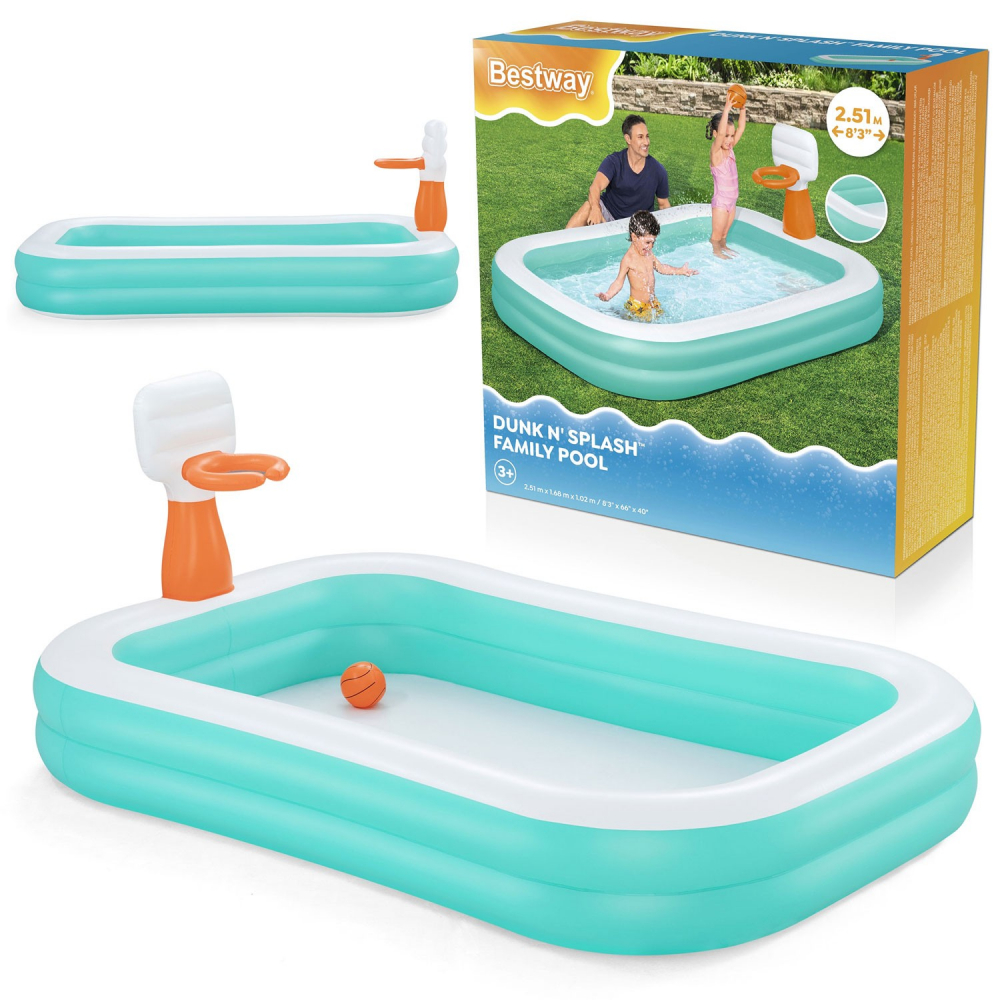 Piscina Bestway DunkN Splash cu Cos Baschet - imagine 5