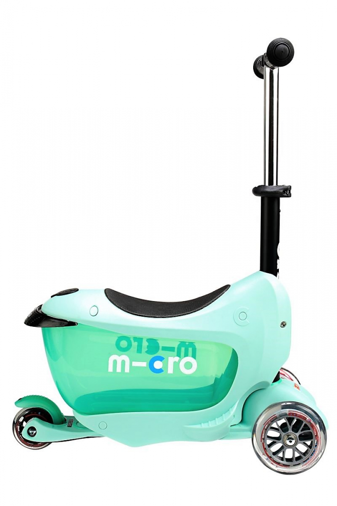Trotineta Micro Mini2go Deluxe Mint cu Scaunel - imagine 2