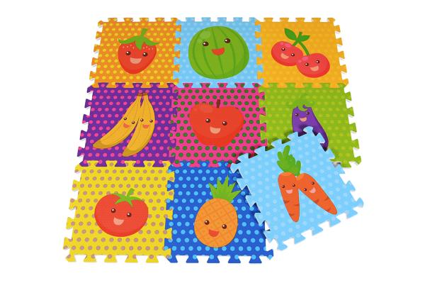 Covoras Puzzle Fructe Knorr Toys - Educativ si Sigur