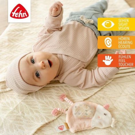Jucărie Fosnitoare Pasăre Pastel | Fehn - imagine 2