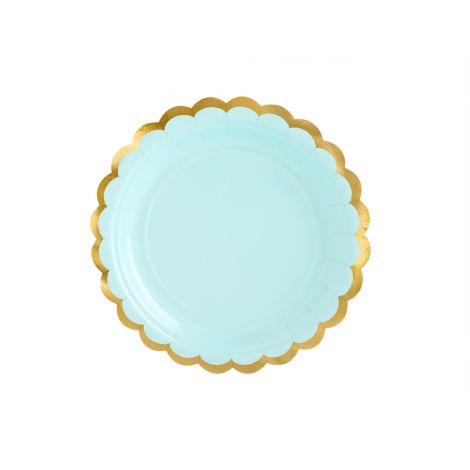 Farfurii Party Deco Mint 18cm - Eleganță la Petrecere
