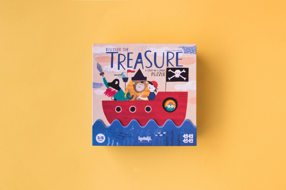 Puzzle Găsește Comoara Londji - Joc Pirati