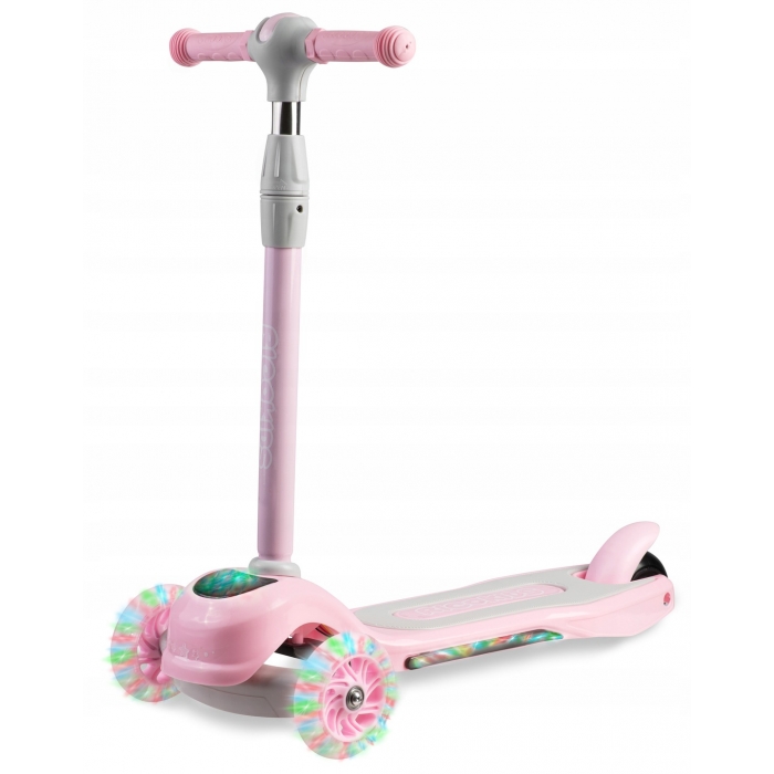 Trotineta Ricokids Piko Roz cu LED, ghidon reglabila - imagine 8