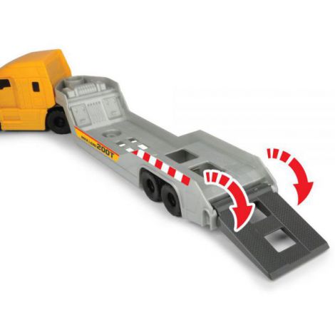Dickie Toys Mack Volvo Micro Builder cu Remorcă - imagine 2