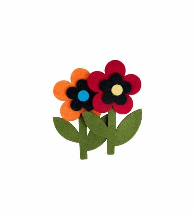 Accesorii Fetru Flori Colorart, Set 2 Bucăți