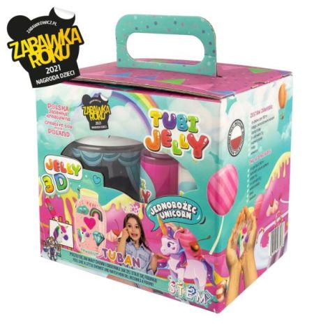 Set Tubi Jelly Unicorn | 6 culori + acvariu