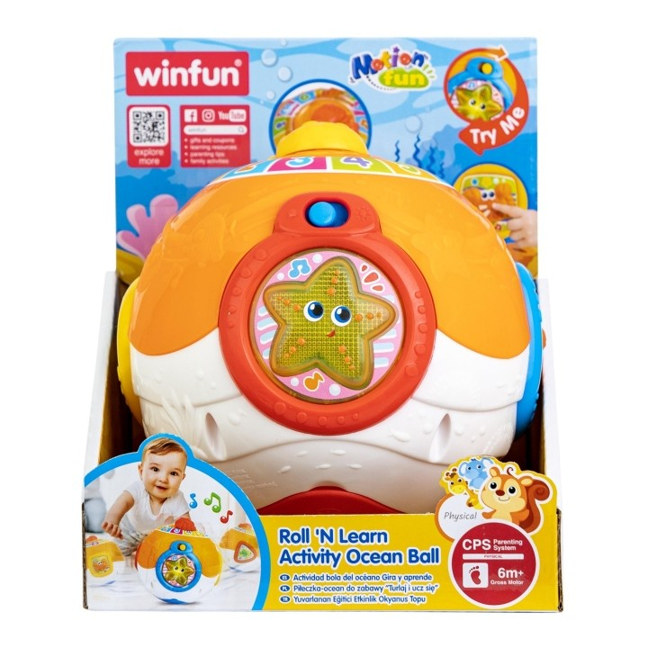 Winfun Mingea Interactiva Ocean - Joc Educativ