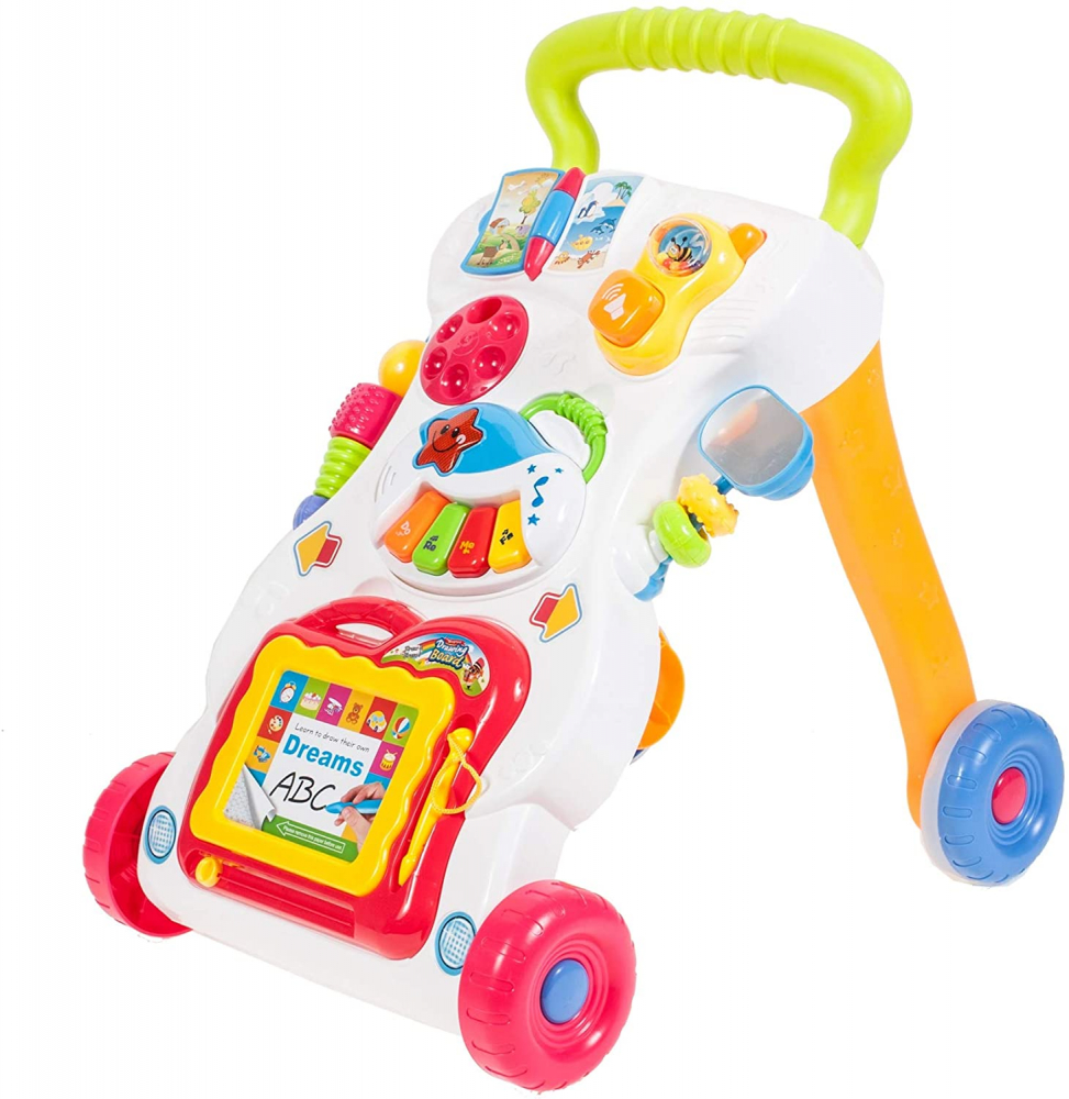 Antepremergator MalPlay Educativ cu Pian si Tabla - imagine 5
