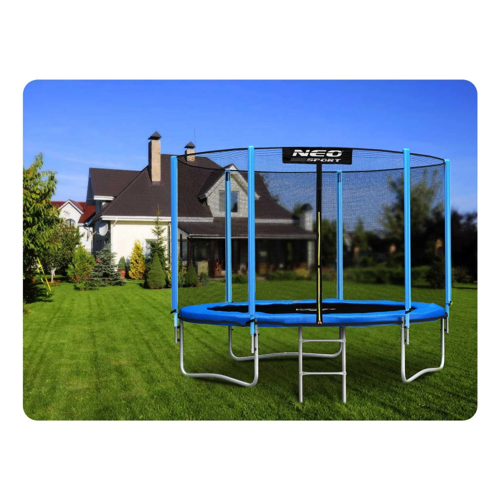 Trambulina Neo-Sport 312cm cu Plasa si Scara - imagine 3