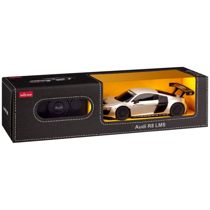 Masina RC Audi R8 Rastar 1:24 Argintie