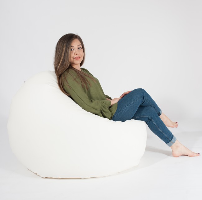 Fotoliu Pufrelax Relaxo XL Alb | Comfort & Design - imagine 5