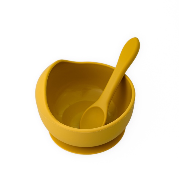 Set Diversificare Oaki, Castron cu Ventuză Galben - imagine 2