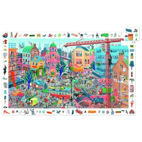 Puzzle Observatie Orasul Djeco 200 piese - imagine 2