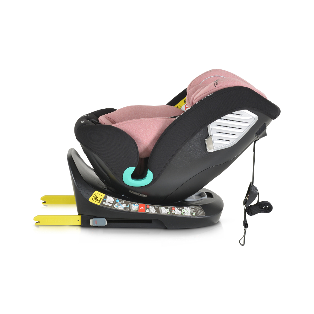 Scaun Auto Cangaroo Quill Isofix Pink 0-12 Ani - imagine 6