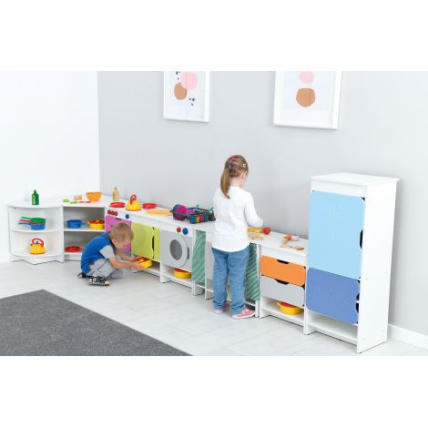 Bucătărie de Joacă Quadro Alb | Moje Bambino - imagine 6