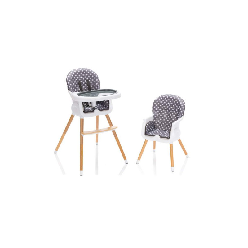 Scaun înalt Paul Star Grey Fillikid, Masa Practică - imagine 8
