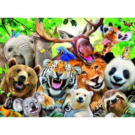 Puzzle Selfie Animale 300 Piese Ravensburger