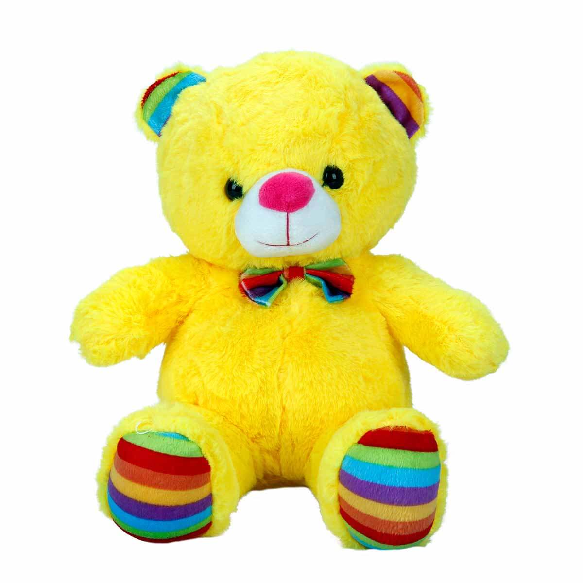 Ursulet Puffy Friends Galben 30 cm Plus Moale