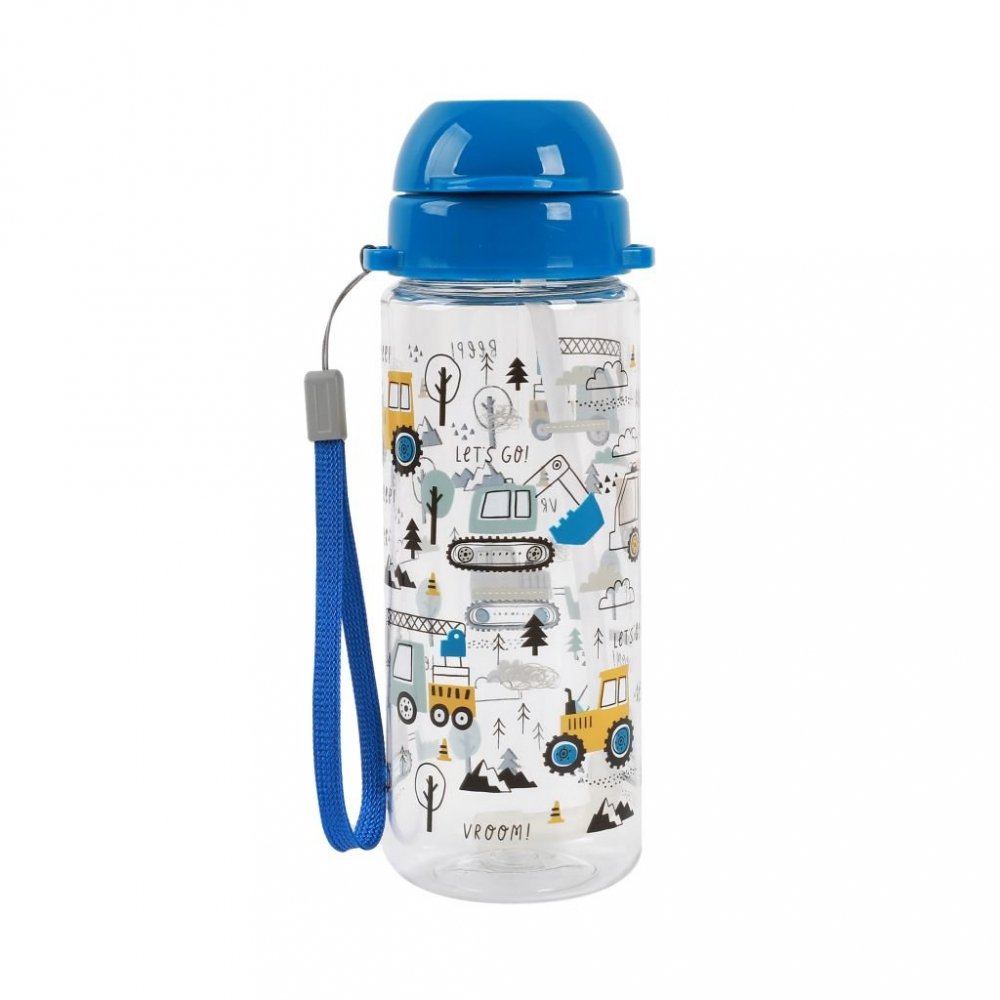 Sticlă cu pai tritan Itotal 400ml copii - imagine 3