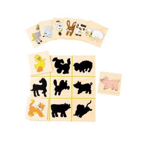 Jucarie Potrivire Umbre Woodyland | Educativ 3+ - imagine 3