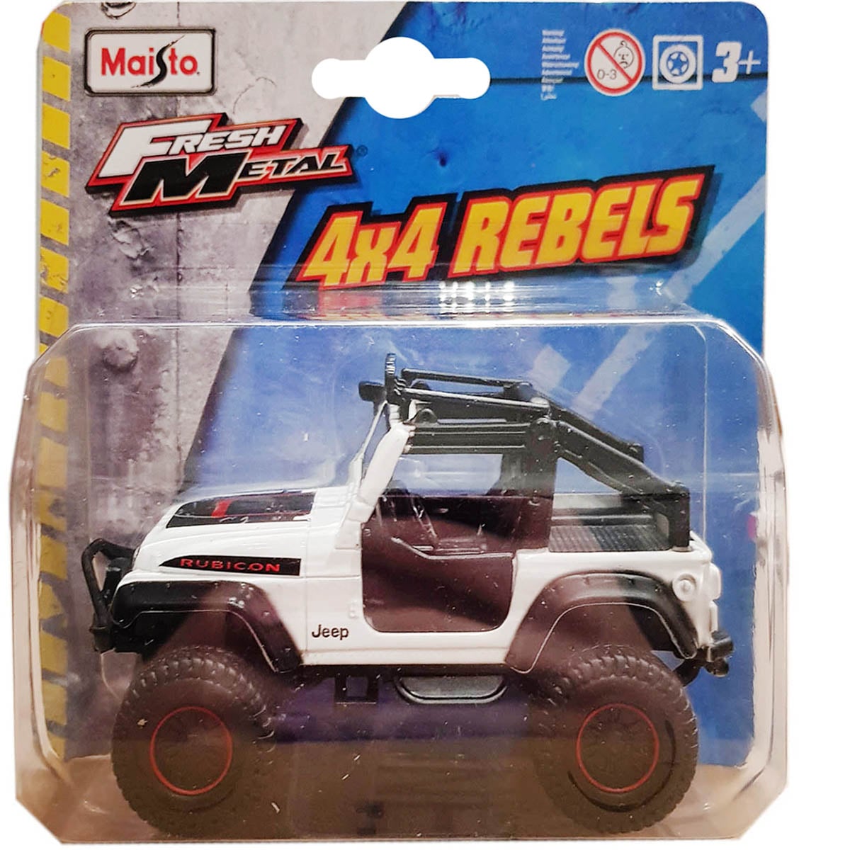 Maisto Fresh Metal Jeep Alb 1:64 11cm
