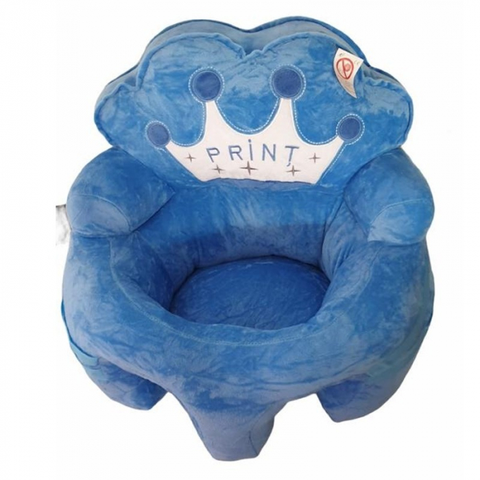 Fotoliu bebe cu spatar Printul bleu - Krista