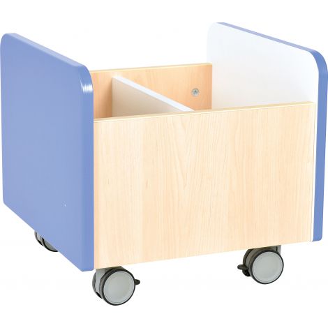 Cutie Quadro pe roti Albastru | Moje Bambino - imagine 2
