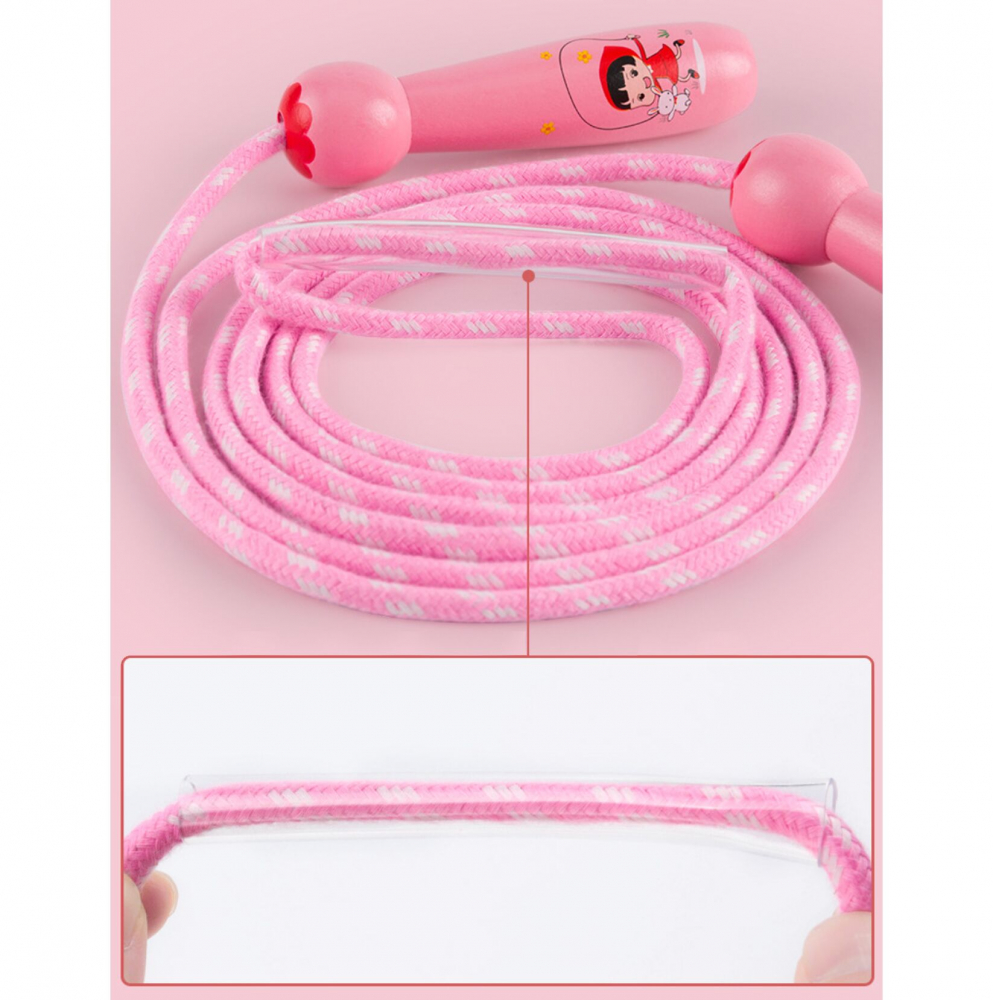Coarda de sărit Pink Malplay 2.6 m, Jucării Exterior - imagine 3