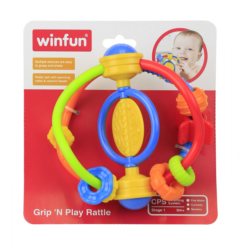 Zornăitoare motrică Winfun cu activități senzoriale