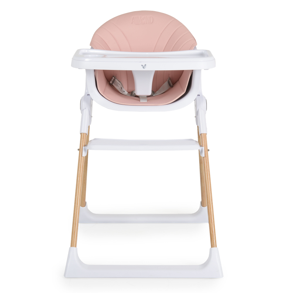 Scaun masa Cangaroo Almond Pink - Siguranta si Confort