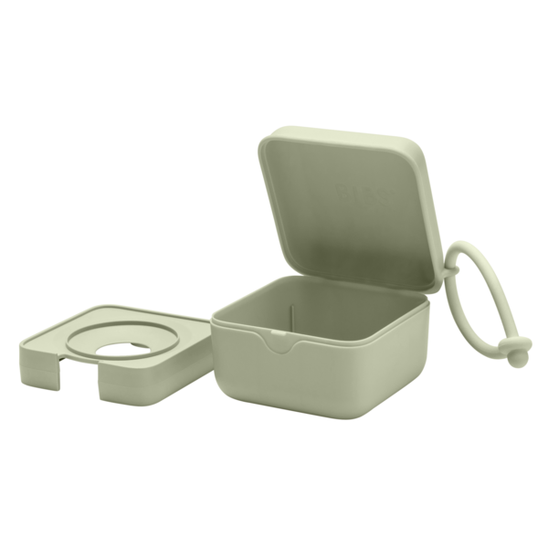 Cutie Depozitare Suzete Bibs Sage - imagine 2