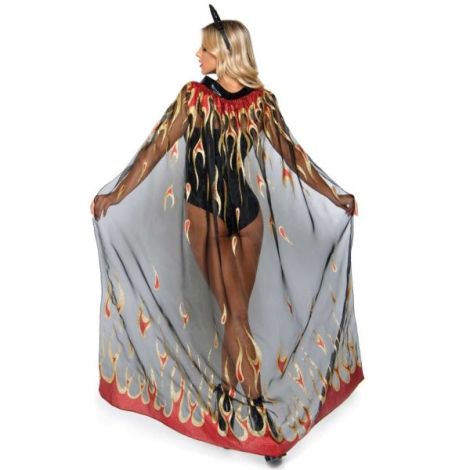 Pelerină Drăcușor și Coarne Widmann | Costum Carnaval - imagine 2