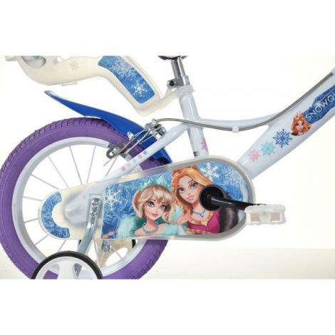 Bicicleta Copii Snow Queen 14" Dino Bikes - imagine 2