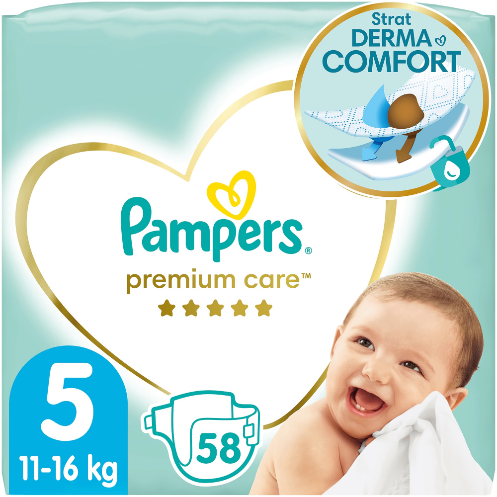 Pampers Premium Care 5, 58 buc - imagine 8