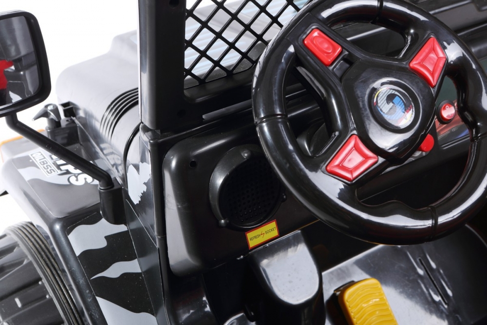 Nichiduta Jeep 4x4 Negru 2 Locuri | 90W MP3 - imagine 3