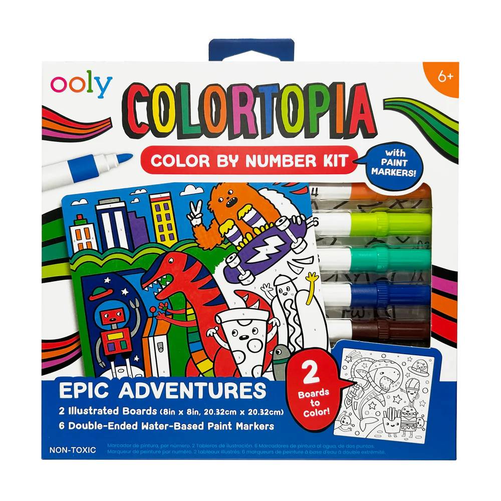 Set Pictura pe Numere Ooly Aventuri Epice