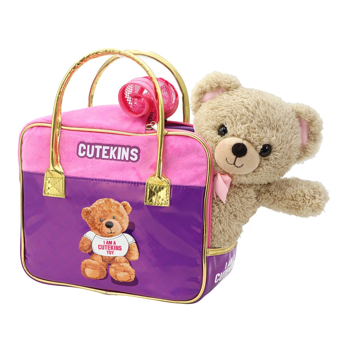 Jucarie Plus Cutekins in Gentuta - Ursulet Moale