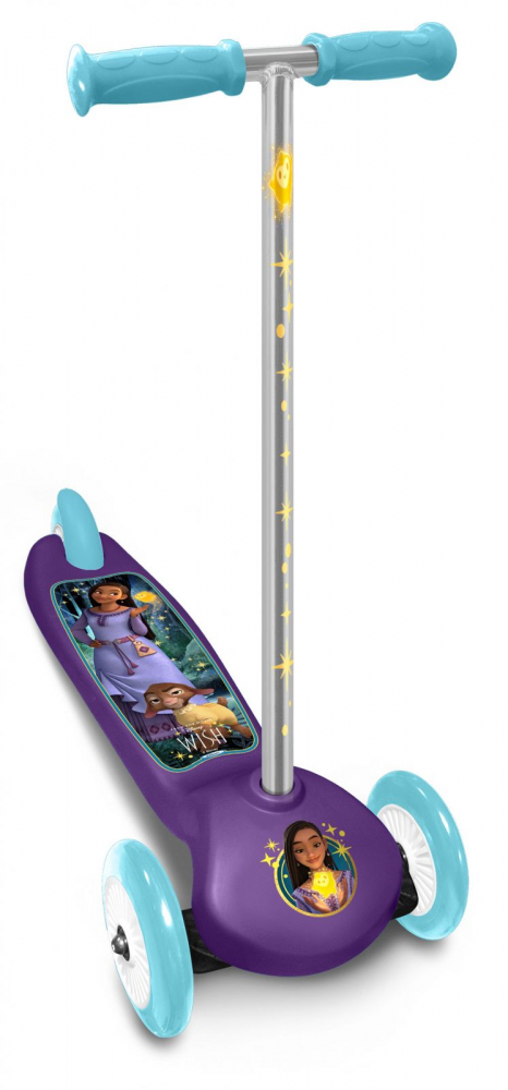 Trotineta Stamp Wish, 3 Roti, Platforma Antiderapanta - imagine 2