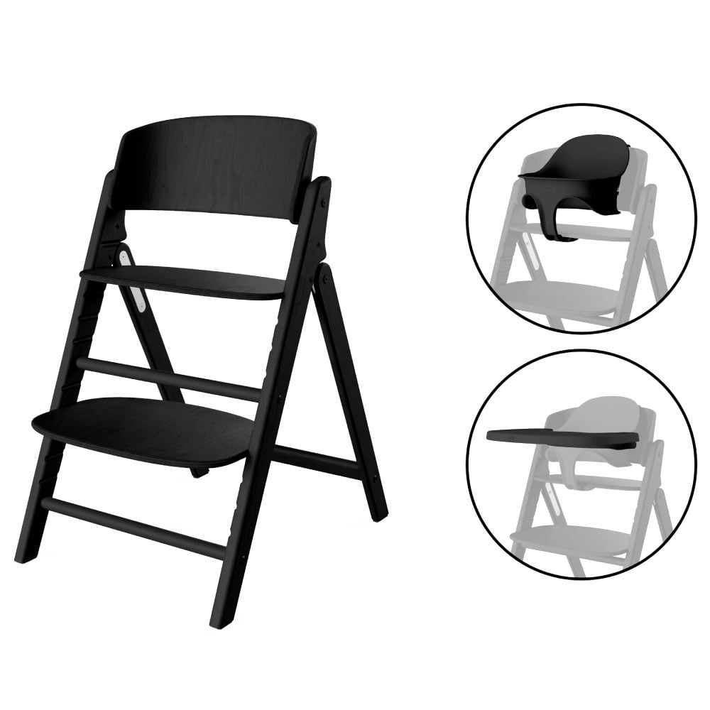 Scaun de Masa Cybex Click Fold 3 in 1, Negru