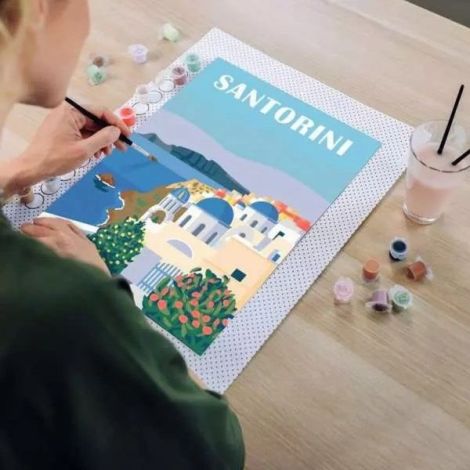 Ravensburger Tablou Canvas Santorini - imagine 3