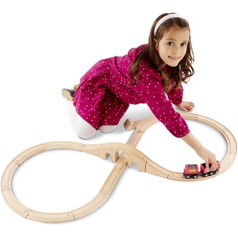 Set Trenulet Lemn Melissa&Doug 22 Piese - imagine 2