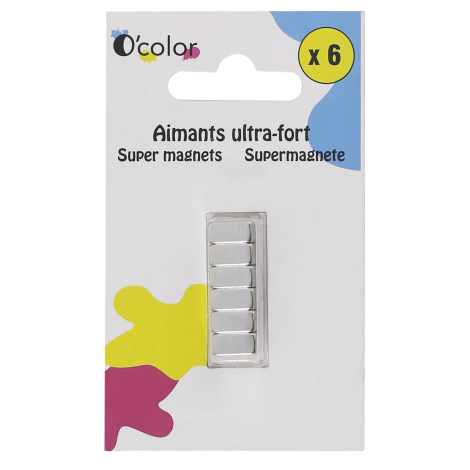 Magneți Ocolor Super Puternici, Set 6 Bucăți