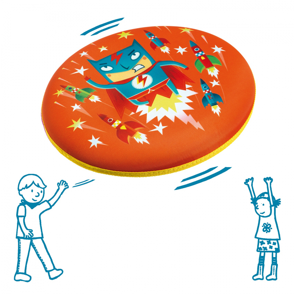 Disc Frisbee Djeco Erou în Zbor, Ușor și Sigur - imagine 3