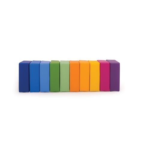 Set 10 perne curcubeu Moje Bambino - imagine 2
