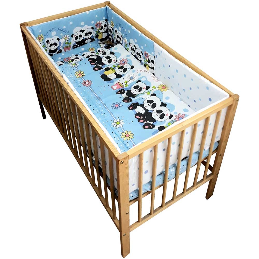 Lenjerie Patut Sweet Panda Hubners 5 Piese