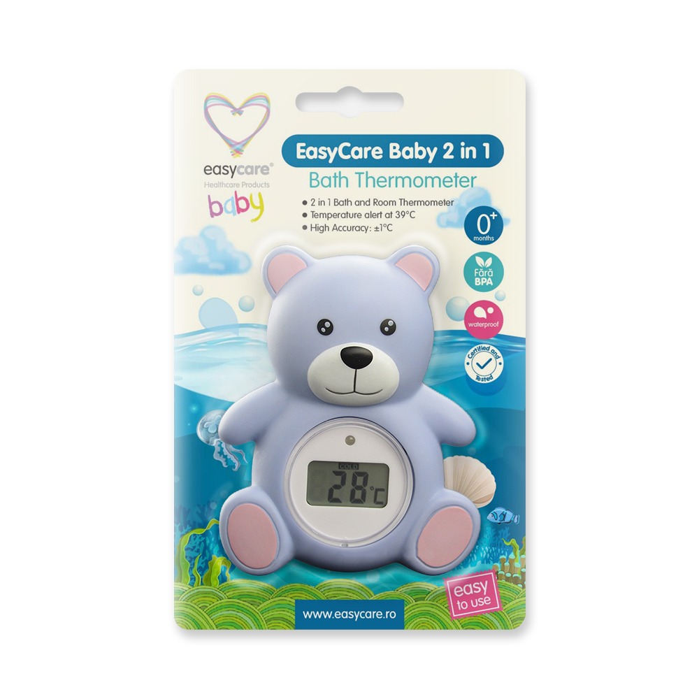 Termometru Baie Easycare 2 în 1 Digital Ursulet - imagine 2